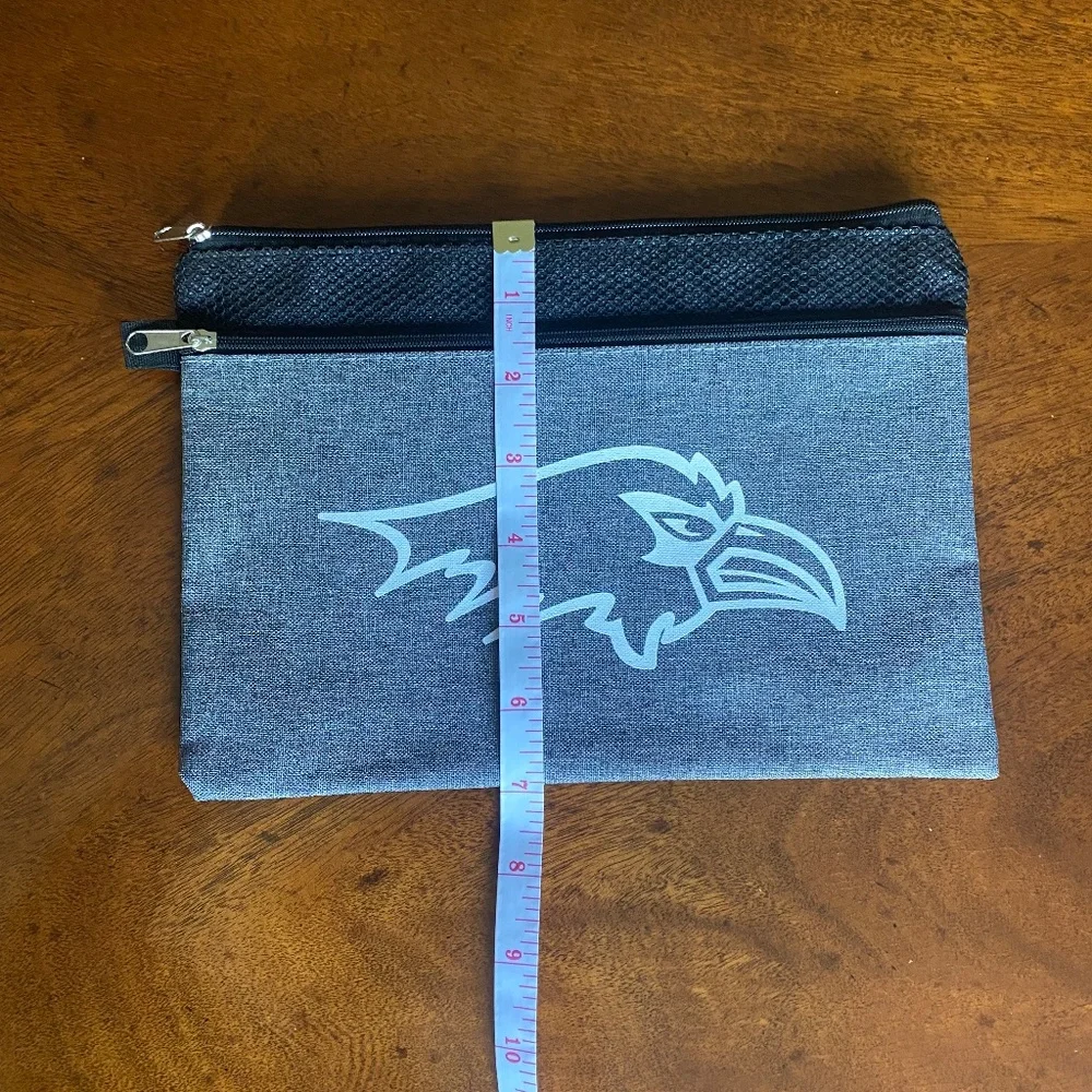 Ravens logo pencil bag gray